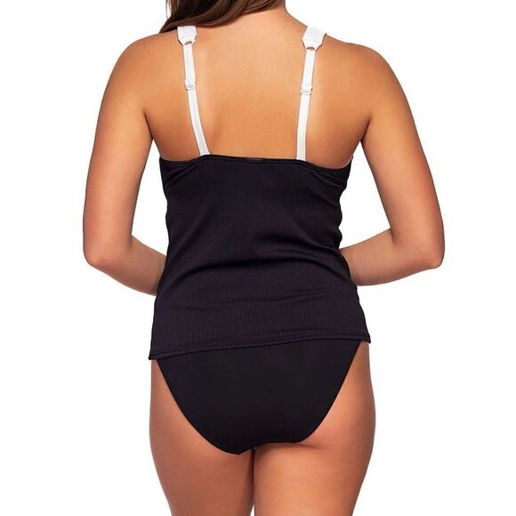 NWT Sunsets Roll The Dice Elsie Tankini & Hannah High Waist Bottoms Sz 34DD/ M - Picture 3 of 13